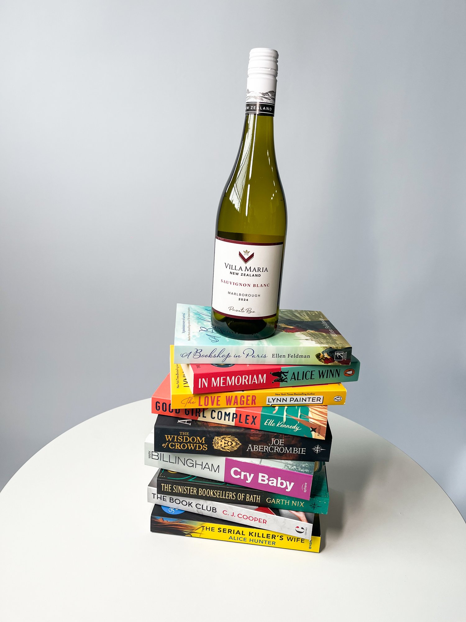 Book & Wine Gift Box | Curated Book Selection + Your Choice of Wine